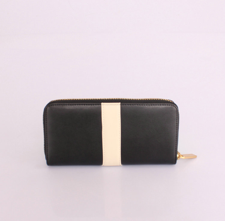 YSL zip wallet 1357 white&black